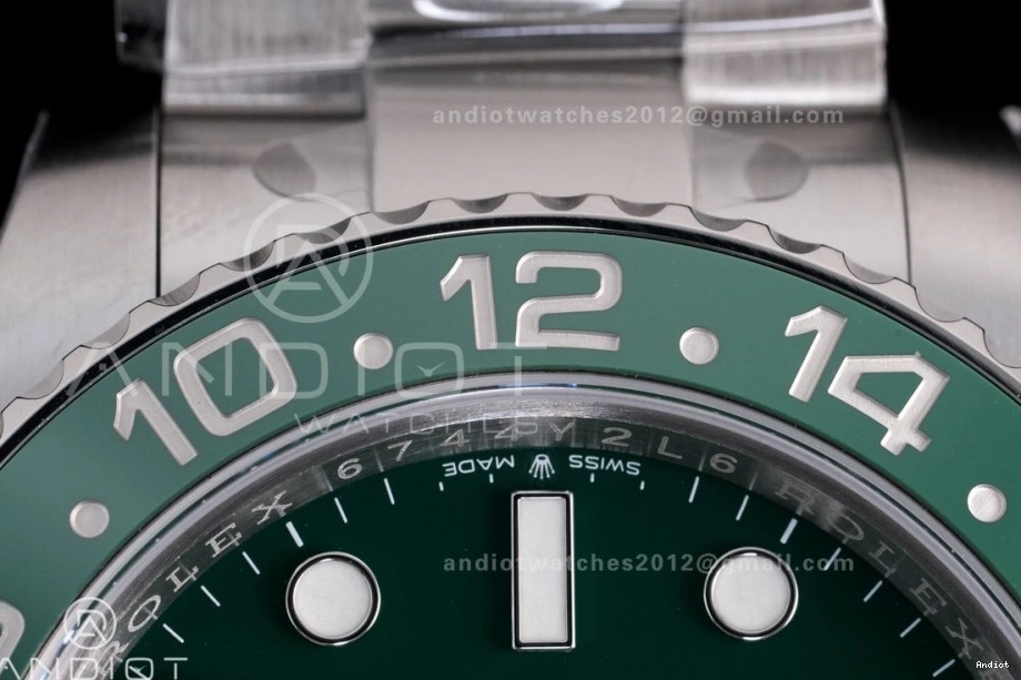 Durable 884 V3 126729 Edition Green VTNR II SS DD Bracelet GMT-Master Sprite 1:1 Oyster VSF 904L On Dial Best 0708